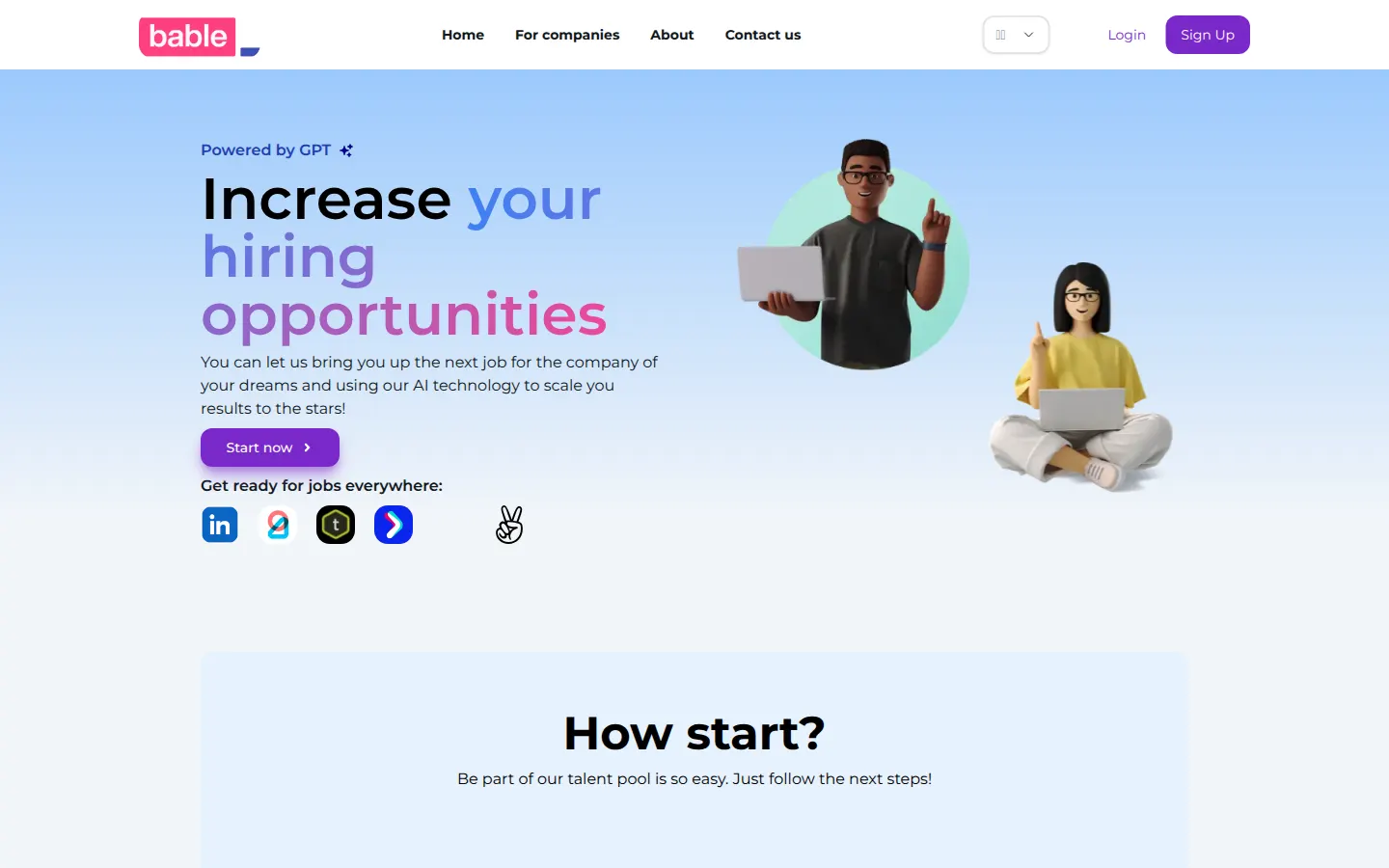 Screenshot of Bable AI Trainer